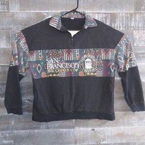 VTG San Francisco Cable Car Men's Pullover Sweatshirt Adult Size XL Made in USA